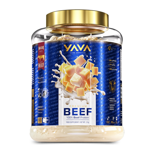 Yava Labs Premium Beef Protein Mango Flavor