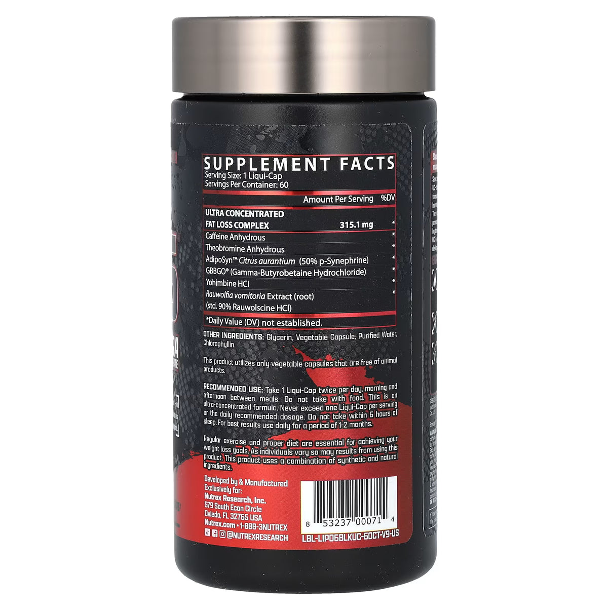 LIPO-6 Black Ultra Concentrate 60 Caps