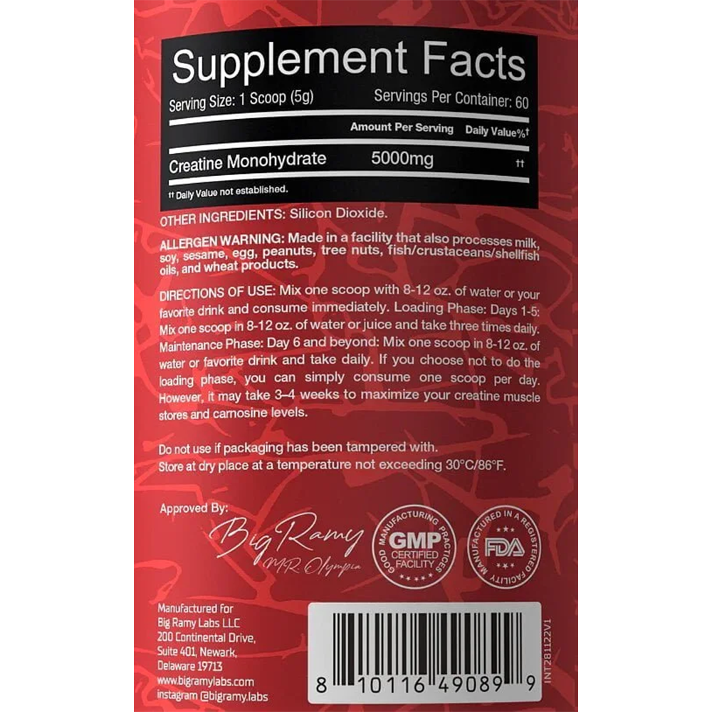 Red Rex Creatine Monohydrate 300g