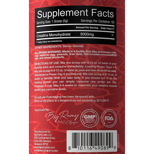 Red Rex Creatine Monohydrate 300g