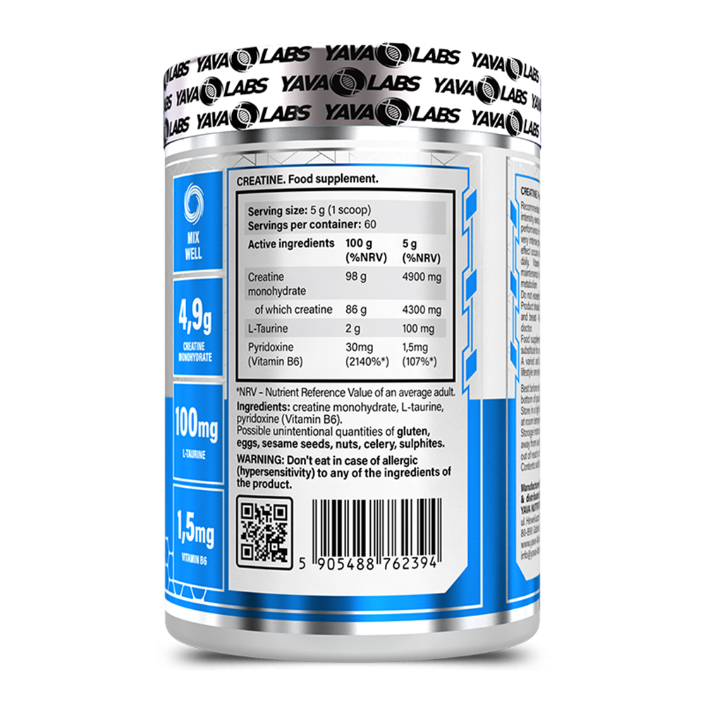 Yava Labs Creatine 300g + Taurine