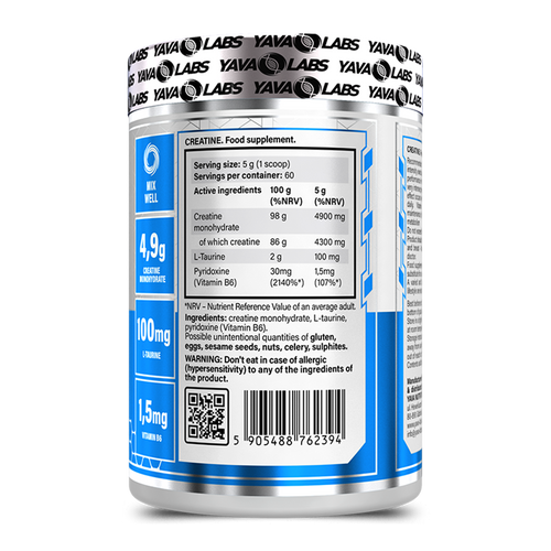 Yava Labs Creatine 300g + Taurine