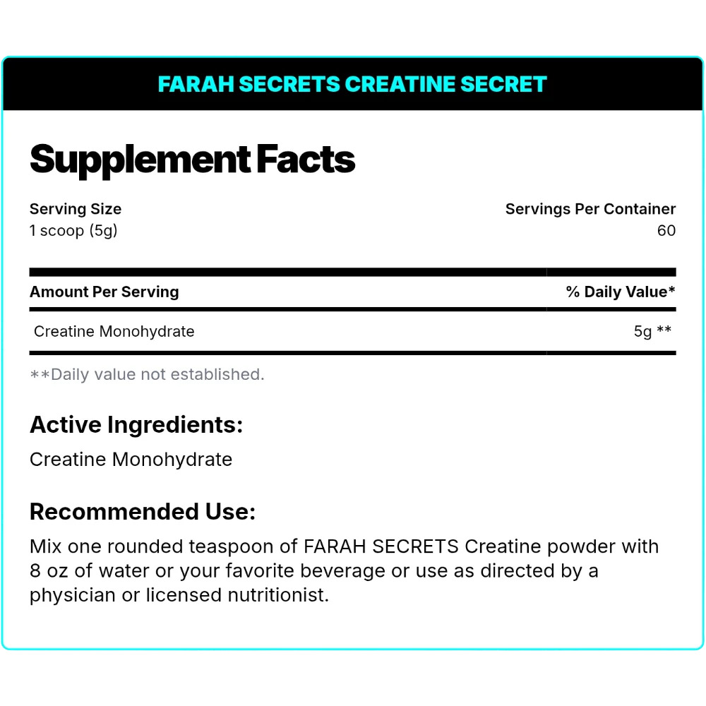 Farah Creatine Monohydrate 300g