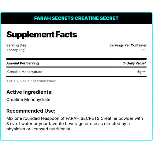 Farah Creatine Monohydrate 300g