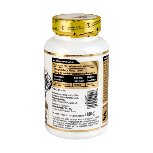 Kevin Levrone Gold L-Arginine 1000mg 120 Tabs
