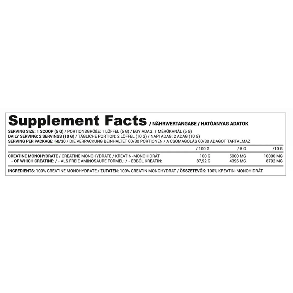 Nutriversum Basic Creatine Monohydrate 500g