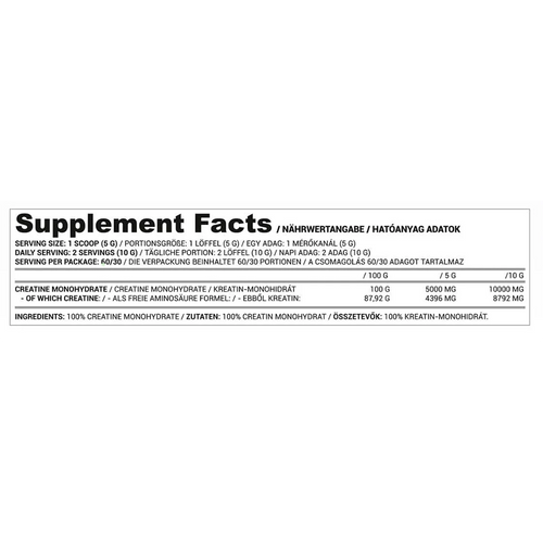 Nutriversum Basic Creatine Monohydrate 500g