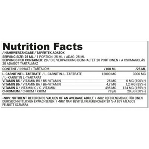 Nutriversum Flow L-Carnitine 500ml