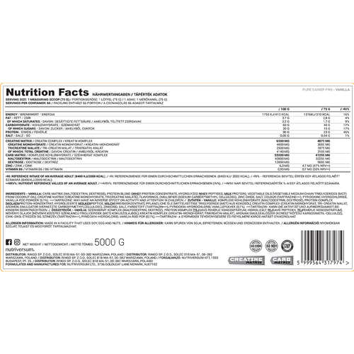 Nutriversum Pure Gainer Pro 5000g