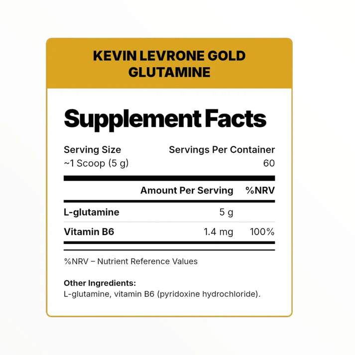 Kevin Levrone Gold Glutamine 300g 60 Servings