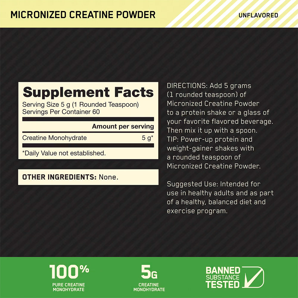 Optimum Nutrition Micronized Creatine 300g