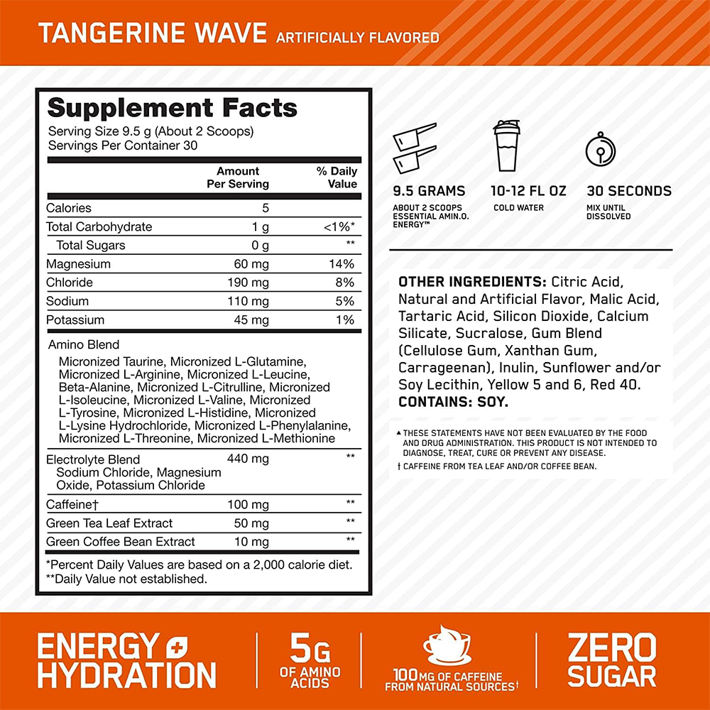 Optimum Nutrition Amino Energy 285g