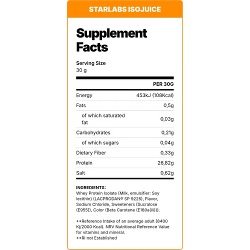 StarLabs Iso Juice 2.27kg 75 Servings