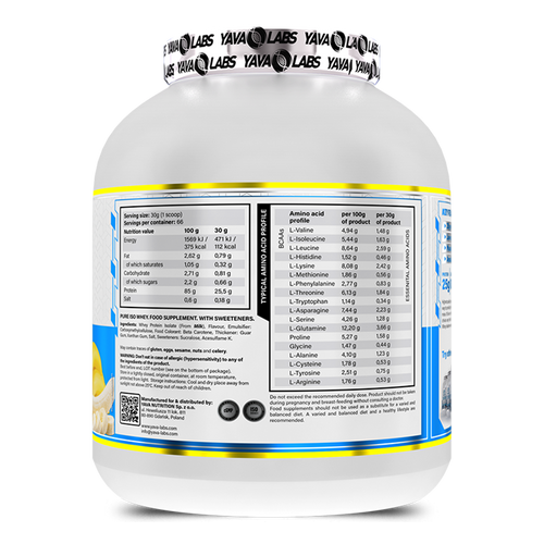 Yava Labs Pure ISO Whey 2kg