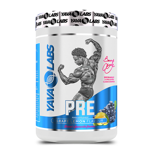 Yava Labs Breon Pre-Workout Grape Lemon Flavor