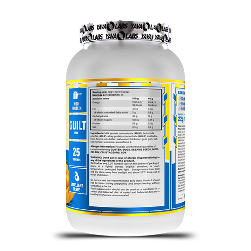 Yava Labs Cookie Dough Protein Toffee Apple Flavor