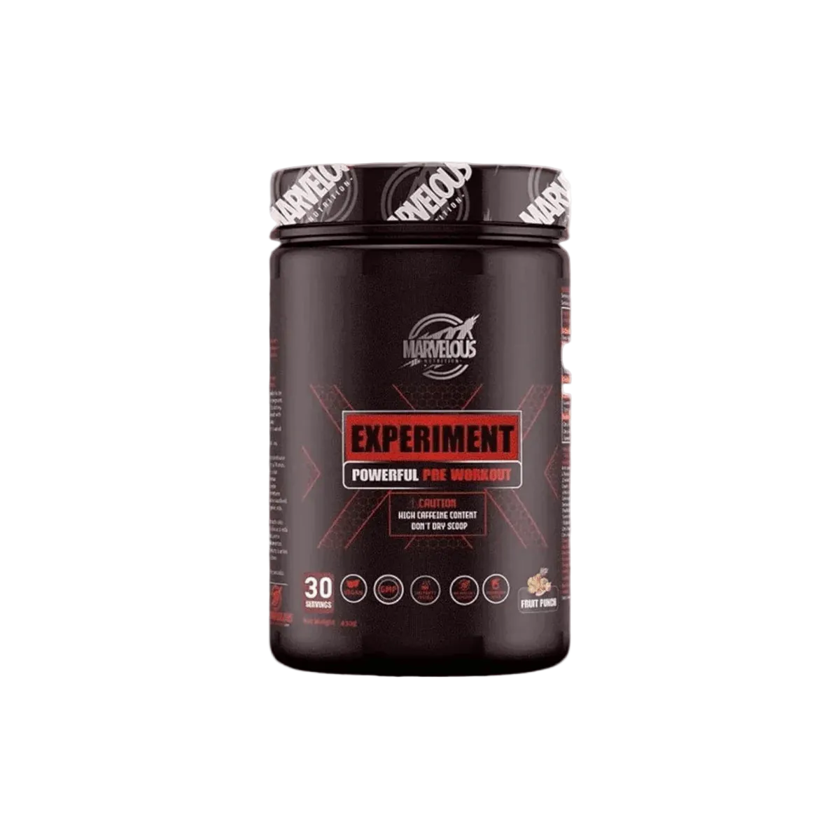 MARVELOUS Experiment Powerful preworkout formula
