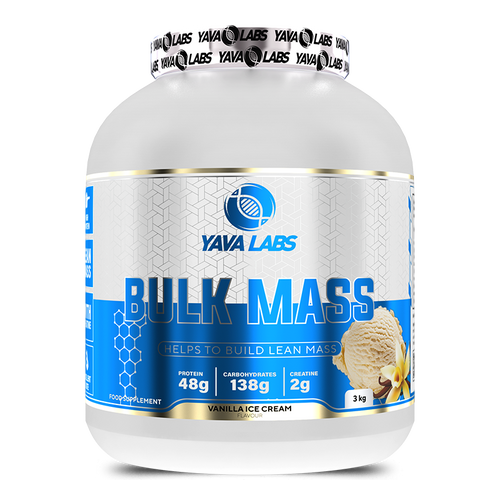 Yava Labs Bulk Mass Gainer Vanilla Ice Cream Flavor