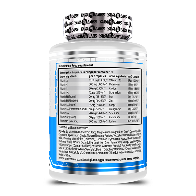 Yava Labs Multivitamin 60 Caps