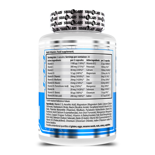 Yava Labs Multivitamin 60 Caps